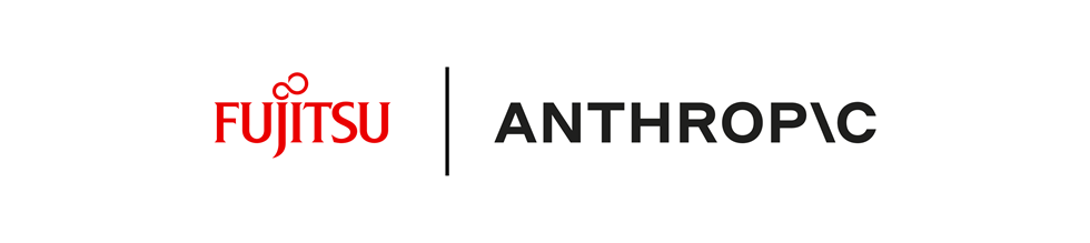 富士通とAnthropicの戦略的パートナーシップ発表のキービジュアル