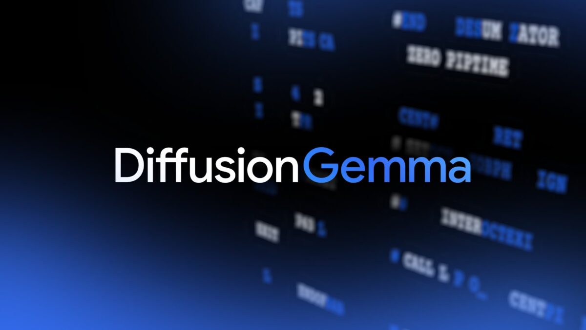 Google「DiffusionGemma」発表｜生成4倍速の拡散型オープンLLM