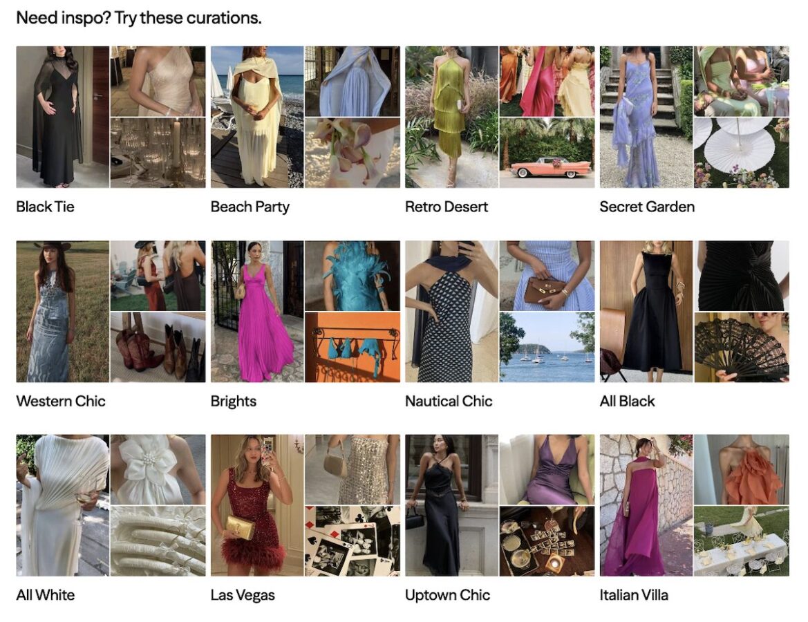 ThredUpのAIツール「Dress Code Decoder」の画面イメージ