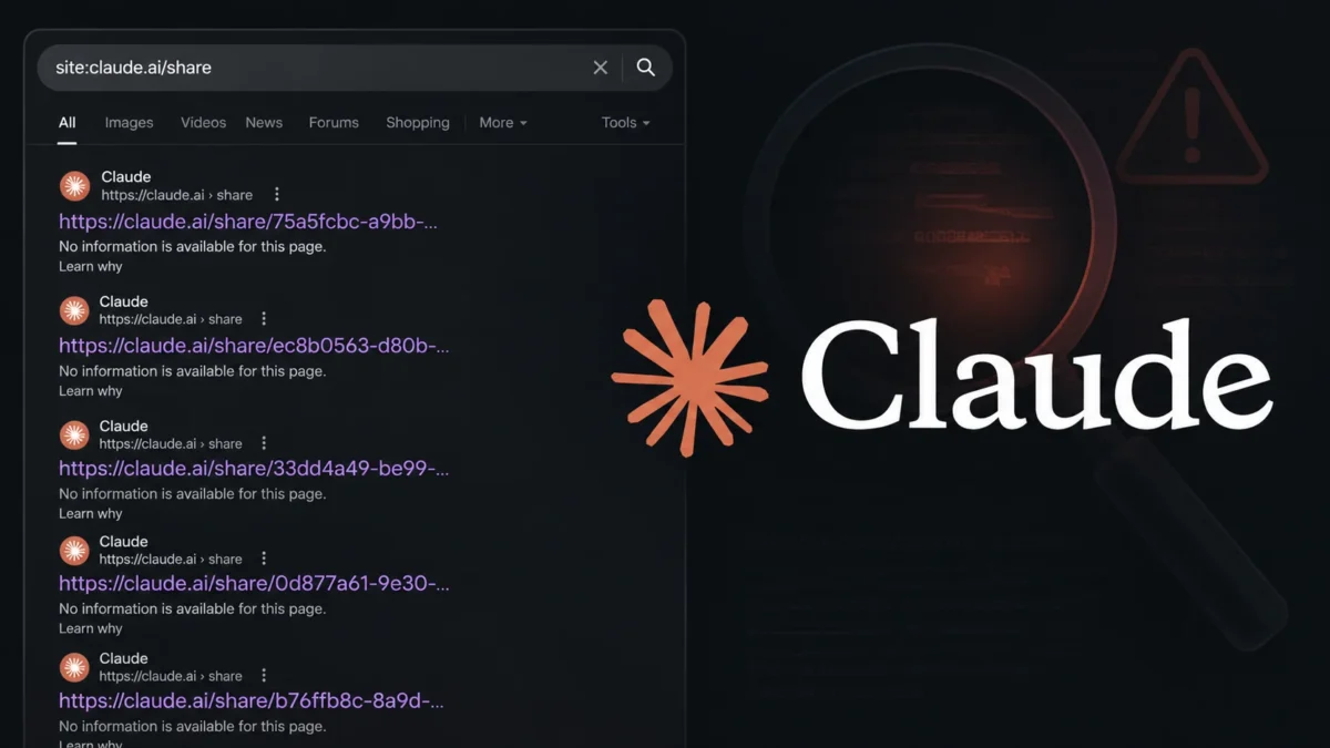 Claude共有チャットが検索に露出｜EC情報漏えい防止の3手順