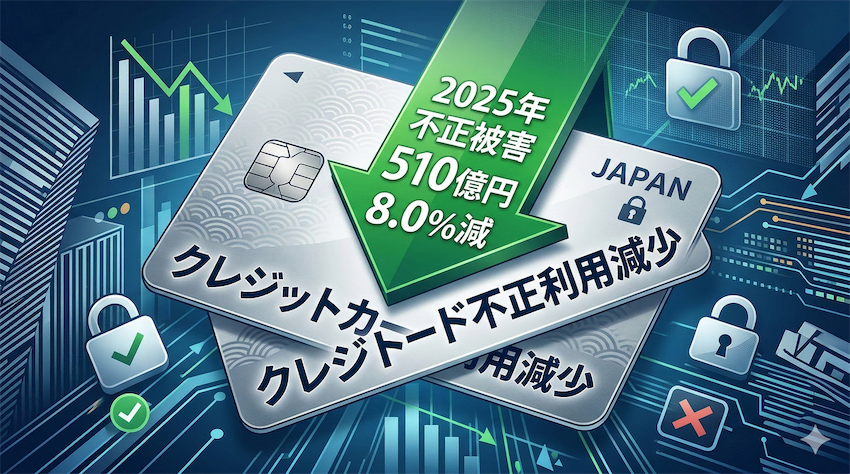 2025年のクレジットカード不正利用被害額を伝える日本ネット経済新聞の記事画像