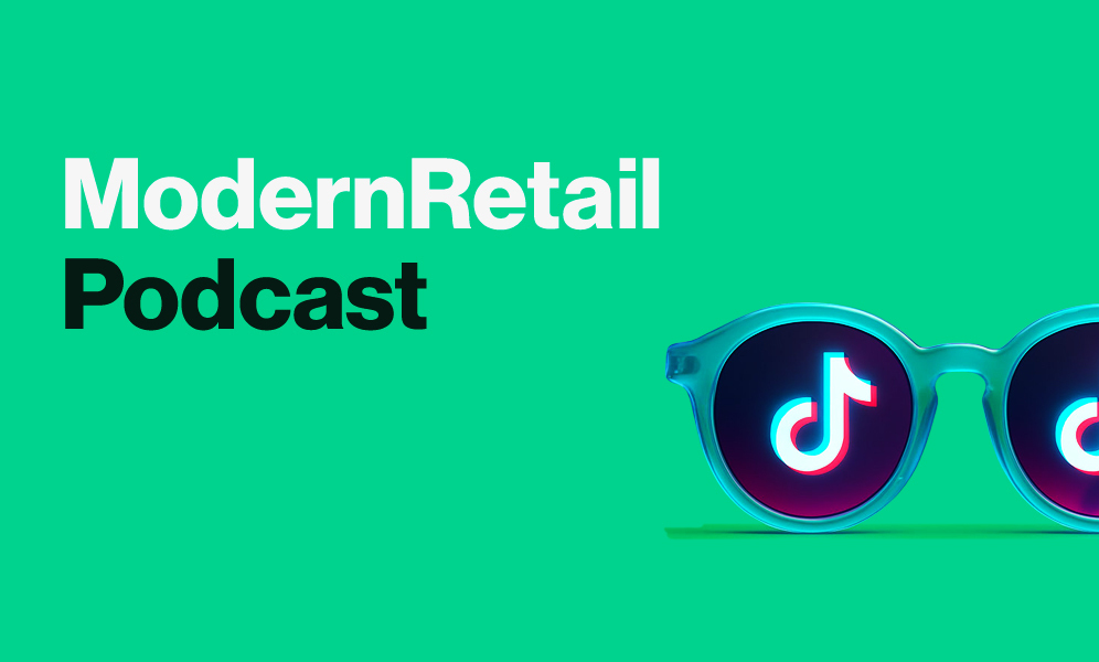 Modern RetailのポッドキャストがTikTok Shopの大手ブランド進出を取り上げた回のイメージ