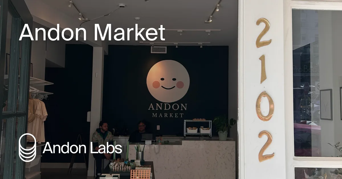 サンフランシスコのAI運営店舗 Andon Market の外観