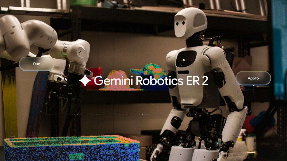 Gemini Robotics 2の発表を伝えるGoogle DeepMindのカバー画像