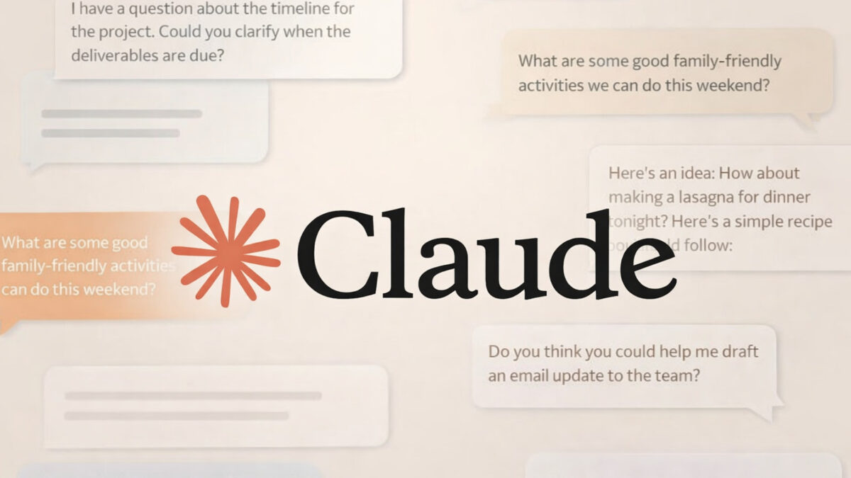 Claudeの利用画面のイメージ