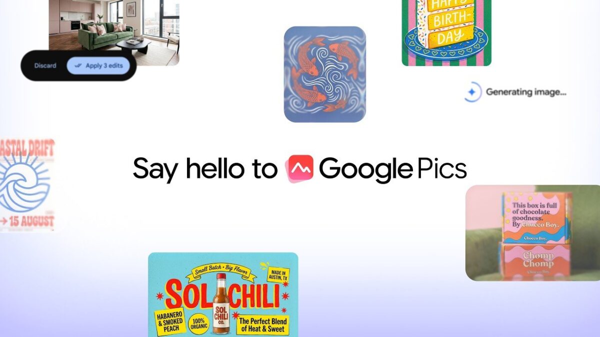 Google WorkspaceのAI画像作成ツールGoogle Picsの紹介ビジュアル