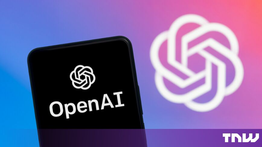OpenAIのロゴが表示されたスマートフォンの画面