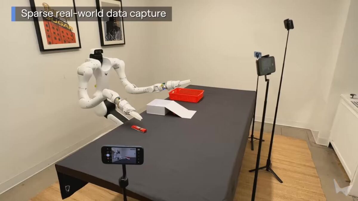 Atlas を使ったロボットシミュレーションのデモ画面