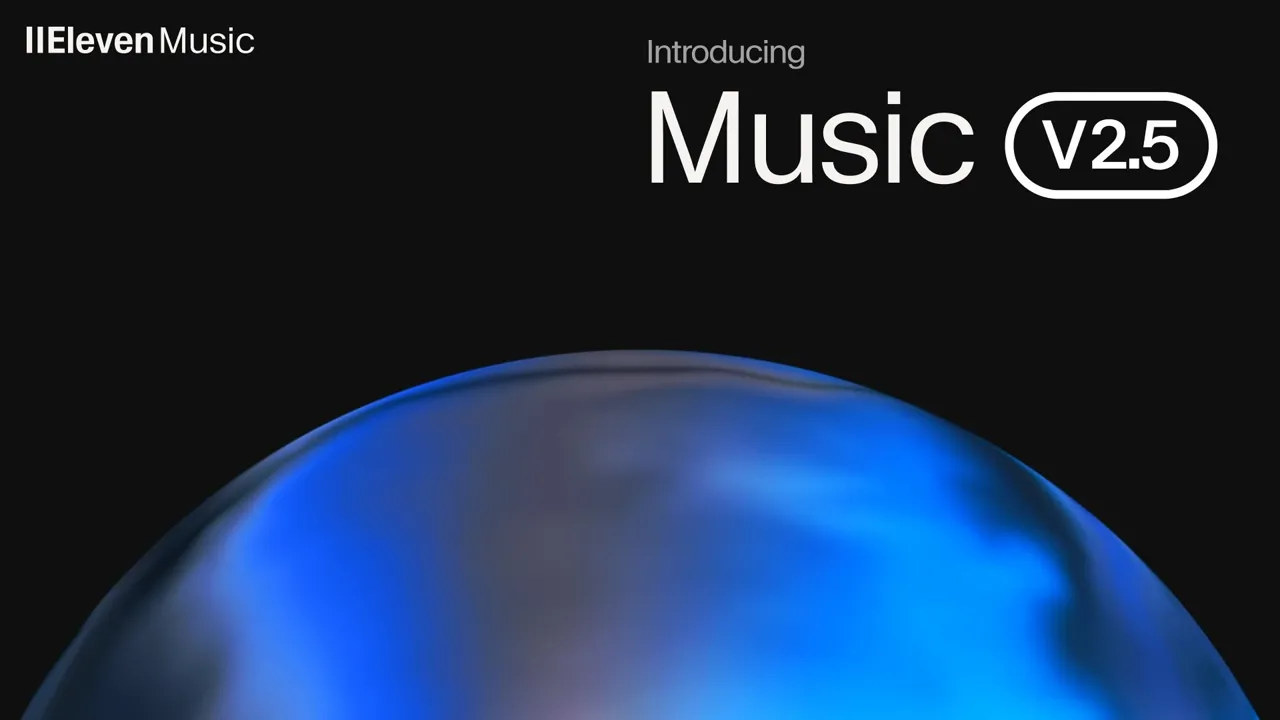 ElevenLabs Music v2.5 のカバービジュアル