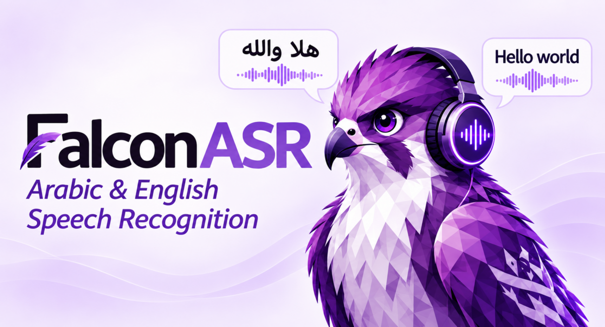 アラビア語WER20.92%を達成、TIIのFalcon ASRが示す3つの数字